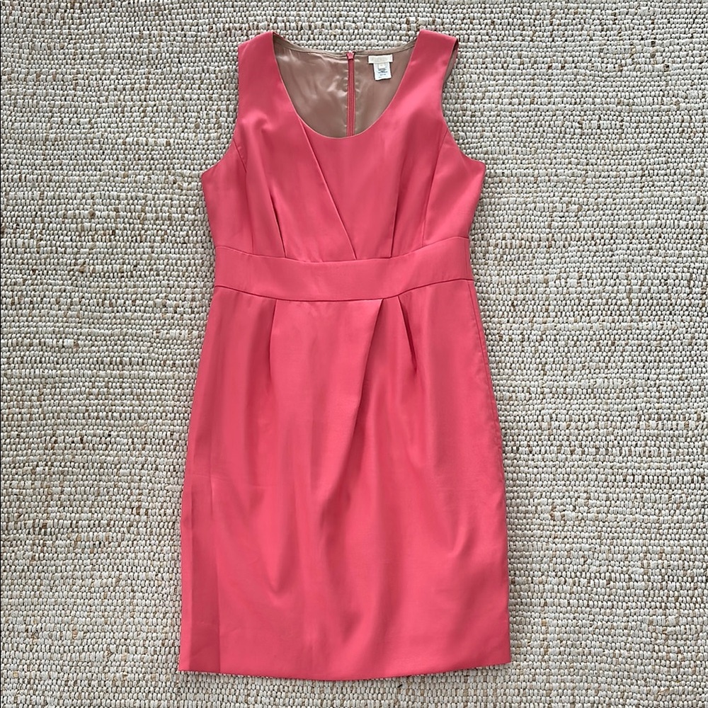 J. Crew Elegant Pink Sleeveless Dress
